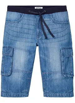 Dlouhé džínové bermudy, Relaxed Fit, bonprix