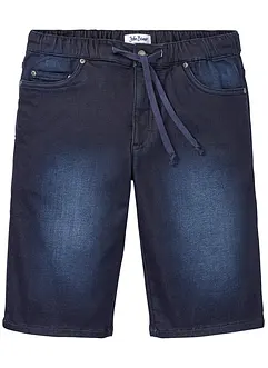 Džínové bermudy z teplákoviny, v pohodlném střihu, Regular Fit, bonprix