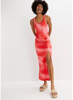 Žerzejové šaty s řasením a průstřihy, BODYFLIRT boutique