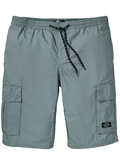 Cargo bermudy bez zapínání, pohodlný střih, Regular Fit, bonprix