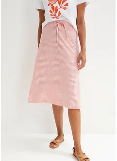 Žerzejová sukně s proužky, ke kolenům, bonprix