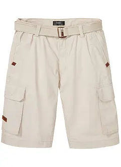 Cargo bermudy s páskem, Regular Fit, bonprix