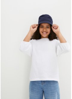 Dívčí tričko s nabíranými rukávy, bpc bonprix collection