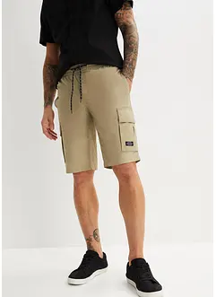Cargo bermudy bez zapínání, Regular Fit, bonprix