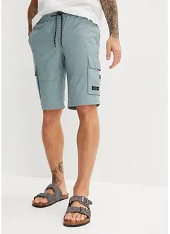 Cargo bermudy bez zapínání, pohodlný střih, Regular Fit, bonprix