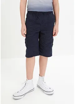Cargo bermudy bez zapínání, z čisté bavlny, Regular Fit, bonprix
