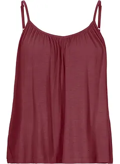 Top se špagetovými ramínky, ze splývavé viskózy, bonprix