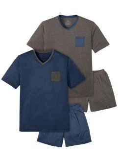 Krátké pyžamo (4dílná souprava), bpc bonprix collection