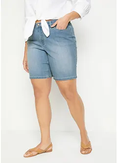 Džínové bermudy, Mid Waist, bonprix