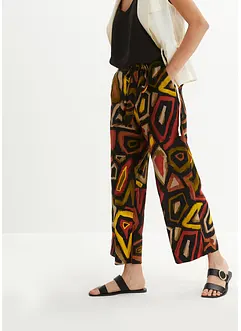 Viskózové kalhoty Culotte, bonprix
