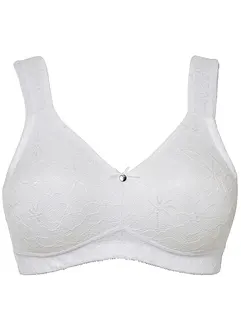 Odlehčující podprsenka bez kostic, s polstrovanými ramínky, bonprix