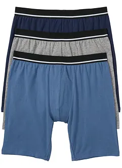 Dlouhé přiléhavé boxerky (3 ks v balení), bonprix