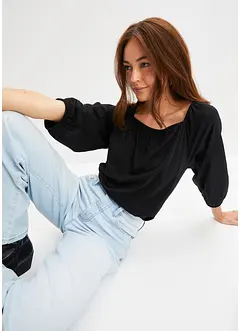 Tričková halenka z čisté organické bavlny, bonprix