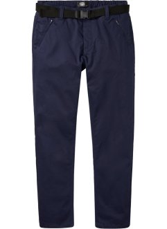 Vodoodolné funkční kalhoty ze strečového kepru s páskem, Straight, bpc bonprix collection