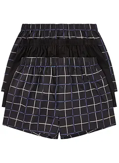 Volné žerzejové boxerky (3 ks v balení), bonprix