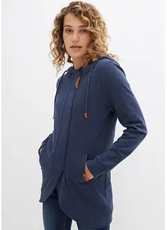 Mikina na zapínání s kapucí, bonprix