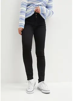 Stahovací termo džíny Skinny, High Waist, bonprix