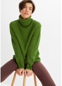 Pletený svetr s rolákovým límcem, RAINBOW