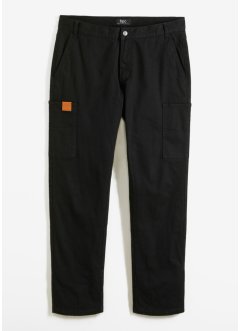 Strečové termo kalhoty s našitými kapsami Regular Fit Straight, bpc bonprix collection