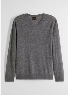 Vlněný svetr s podílem Good Cashmere Standard® a výstřihem do V, bpc selection premium