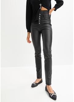 Kalhoty High Waist z umělé kůže, RAINBOW