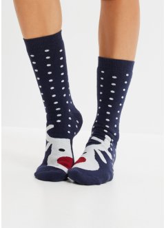 Termo ponožky (3 páry) z měkkého froté materiálu a dárkovým přáním, bpc bonprix collection