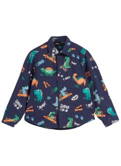 Chlapecká košile Slim Fit s potiskem dinosaurů, dlouhý rukáv, bpc bonprix collection