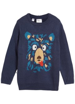 Chlapecký pletený svetr z bavlny, bpc bonprix collection