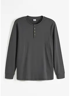 Henley triko, dlouhý rukáv, bonprix