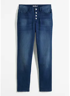 Termo džíny s hebkou vnitřní stranou, Boyfriend, Mid Waist, bonprix