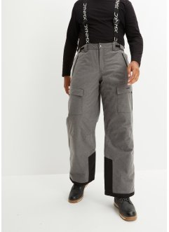 Funkční termo kalhoty Regular Fit s lapačem sněhu a odnímatelnými šlemi, Straight, bpc bonprix collection