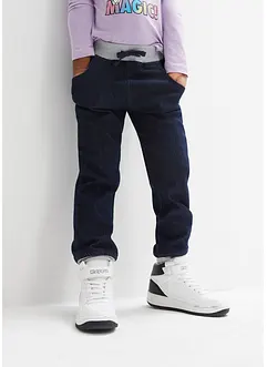 Termo kalhoty s žerzejovou podšívkou, Mid Waist, bonprix