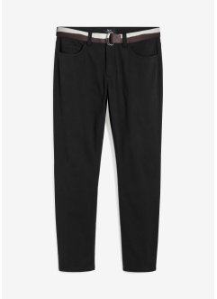 Strečové kalhoty Regular Fit s páskem, Straight, bpc bonprix collection