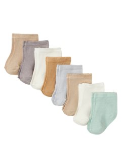 Baby ponožky (8 párů) s organickou bavlnou, bpc bonprix collection