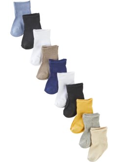 Kojenecké ponožky (10 párů) s organickou bavlnou, bpc bonprix collection