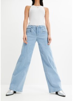 Široké džíny s ozdobnými švy, RAINBOW