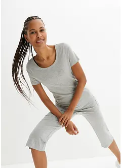 Dlouhé tričko s nápisem (2 ks v balení), bonprix