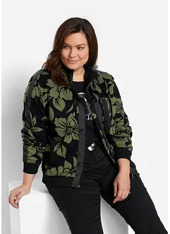 Mikina na zapínání, s bavlnou, bonprix