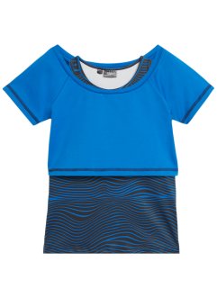 Dívčí sportovní triko 2 v 1 + top (2dílná souprava), bpc bonprix collection