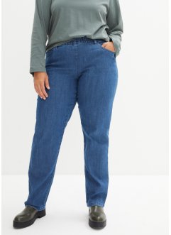 Strečové džíny Mid Waist, dlouhé Straight (2 ks v balení), bpc bonprix collection