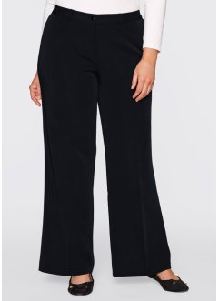 Strečové kalhoty s komfortní pasovkou, široké, bpc bonprix collection