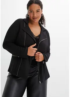 Motorkářská úpletová bunda z viskózové směsi, bonprix