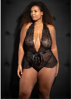 Body ouvert z krajky, bonprix