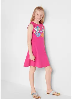 Dívčí žerzejové šaty z čisté organické bavlny (3 ks), bonprix