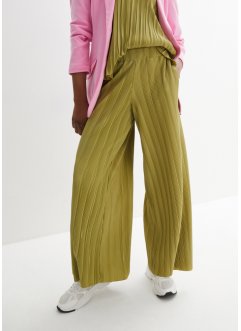 Žerzejové kalhoty se strukturou High Waist, bpc bonprix collection