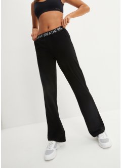 Sportovní kalhoty s elastickým pasem, široké nohavice, bpc bonprix collection