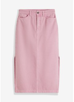 Džínová sukně s postranními rozparky, RAINBOW