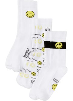 Tenisové ponožky se smajlíkem (3 páry), SmileyWorld