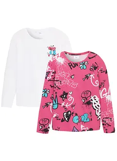 Boxy tričko z čisté organické bavlny (2 ks v balení), bonprix