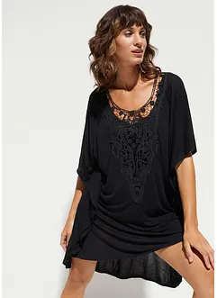 Průsvitná plážová tunika z viskózy, bonprix